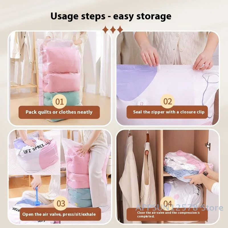 No Need Pump Vacuum Bags Large - Travel Accessories You Need review and price