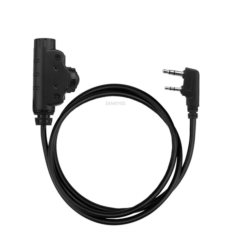 

U94 PTT Тактическая гарнитура для охоты Airsoft CS наушники PTT адаптер уличные наушники для Baofeng Kenwood Motorola