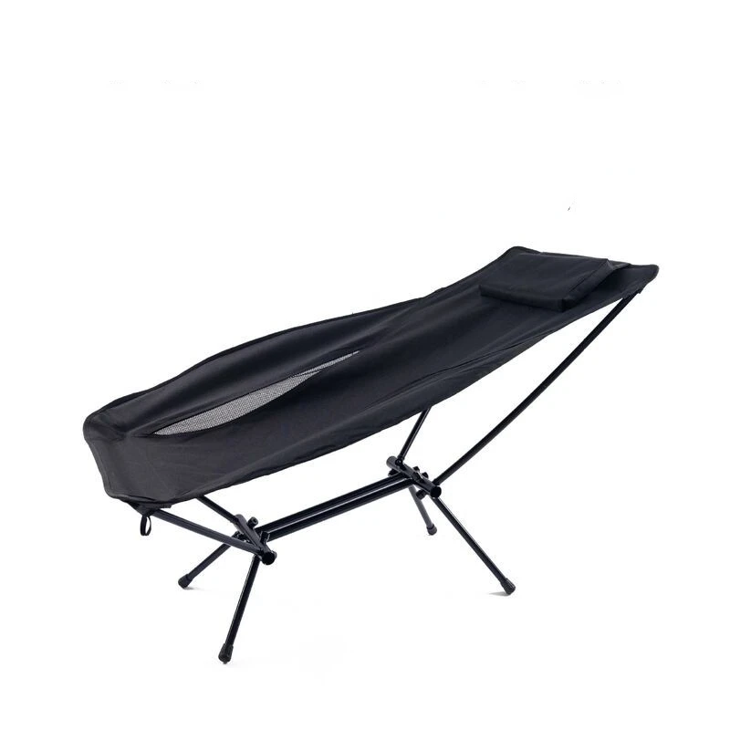 New Outdoor  Leisure Lounge Chair Aluminum Alloy Outdoor Folding Lounge Chair Portable and Lightweight Camping Barbecue Hi