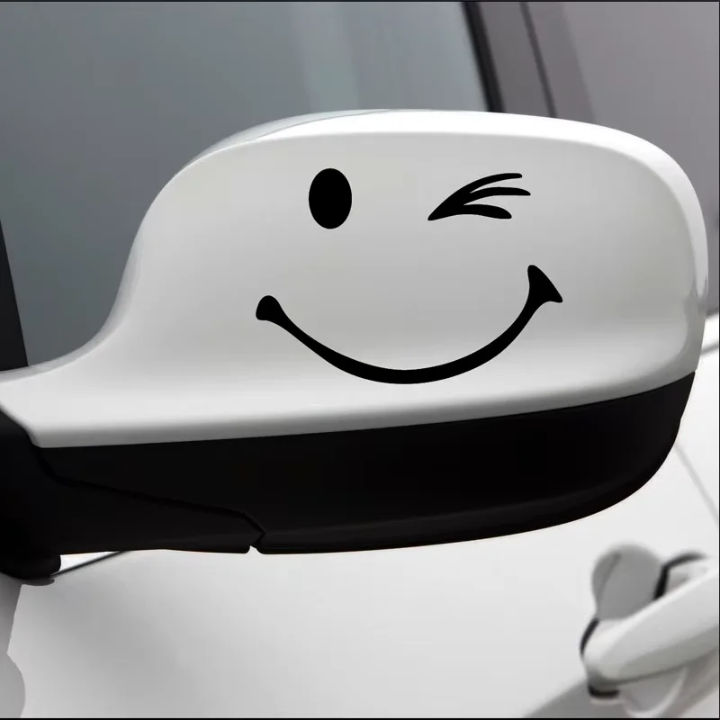 Cute teasing expression design, car window bumper, motorcycle helmet accessories decoration, vinyl car stickers