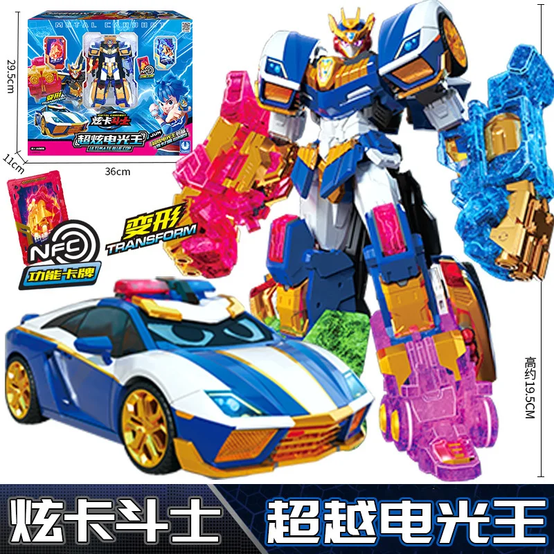 Genuine Xuanka Fighter Xuantie Zhanshen Children's Transforming Robot Boys' Car Toys Diamond Festival Gift