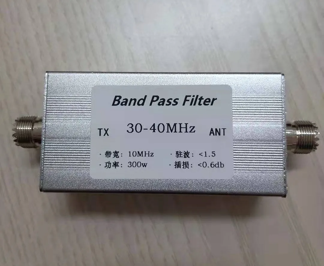 

BPF-30-40 30-40MHz bandpass filter LC shortwave communication Suppress medium wave radio and reduce noise floor