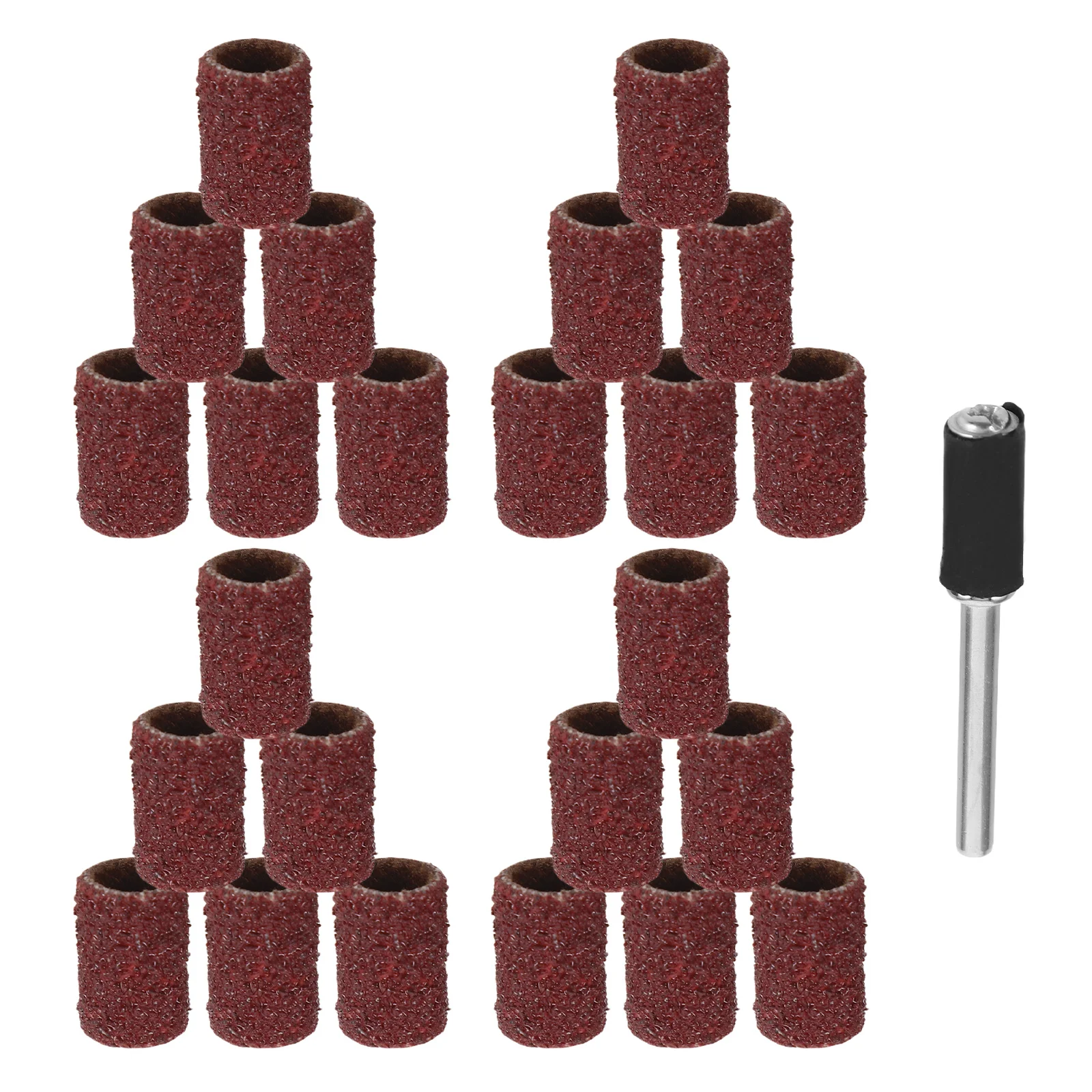 

1 set Sanding Drum Tools Mini Sanding Sleeves for Rotary Tools Sand Cloth Polishing Head Sandpaper Bands for Drums Woodworking