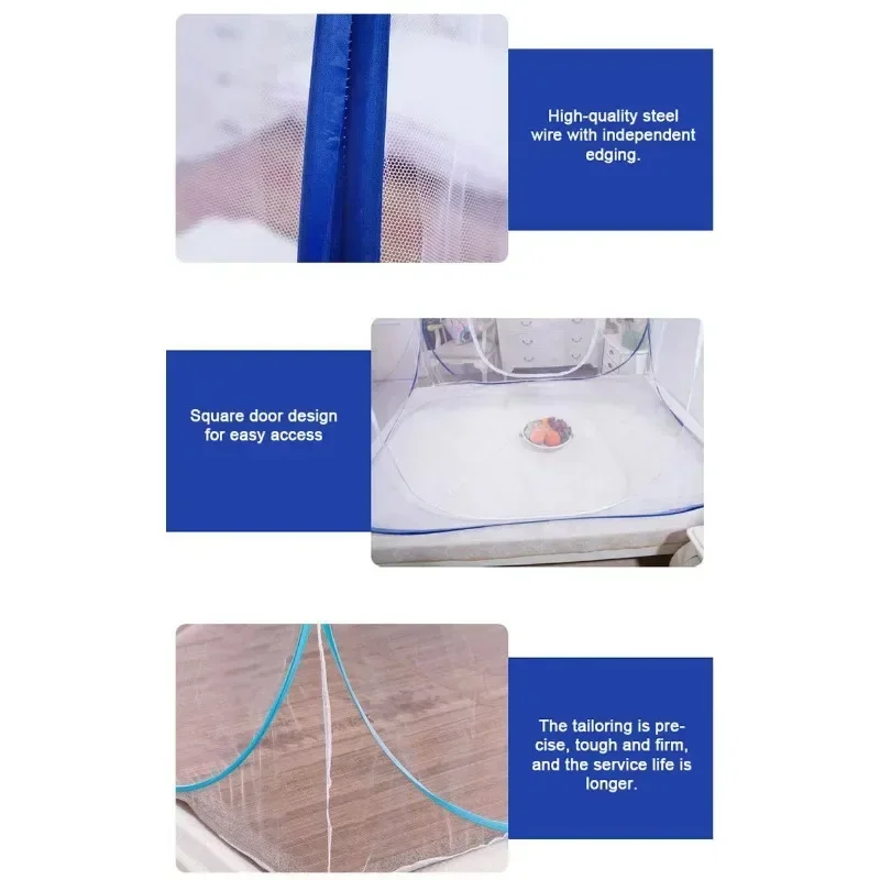 New Design Creative Products Home Life Accessories Lace Two-way Zipper Folding Mosquito Net