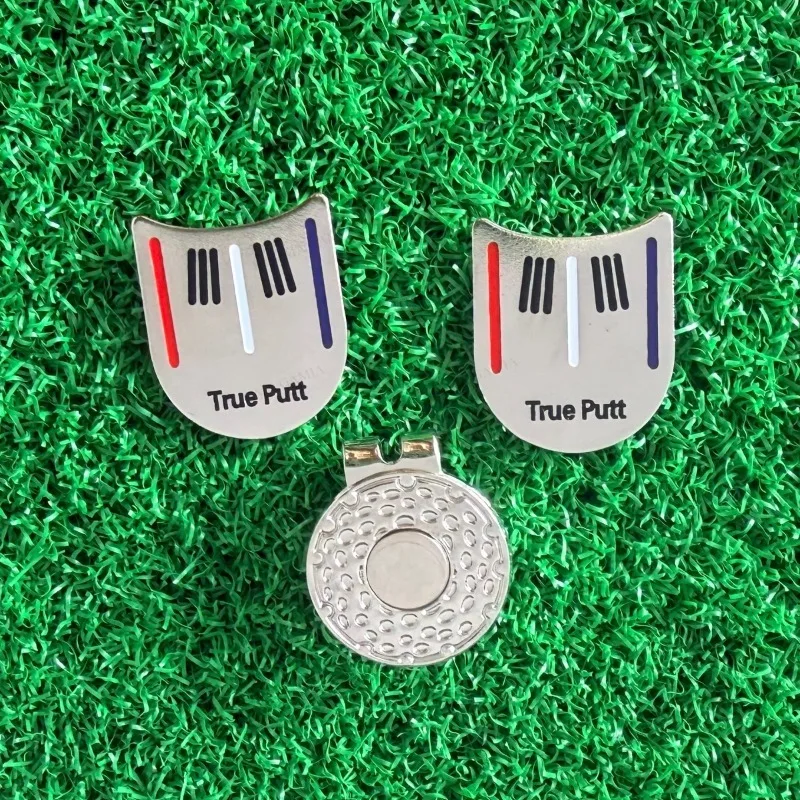 Golf Ball Marker Cap Clip - Practical Putting Alignment Aiming Tool Hat Clip for Enhanced Golf Performance - Creative Golf Gifts