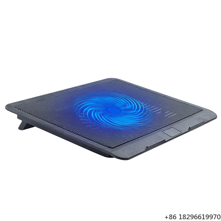 N191 Notebook Cooling Base with LED Air Cooling Fan & Radiator, Laptop Cooler Rack for 10‑14 Inch Laptops