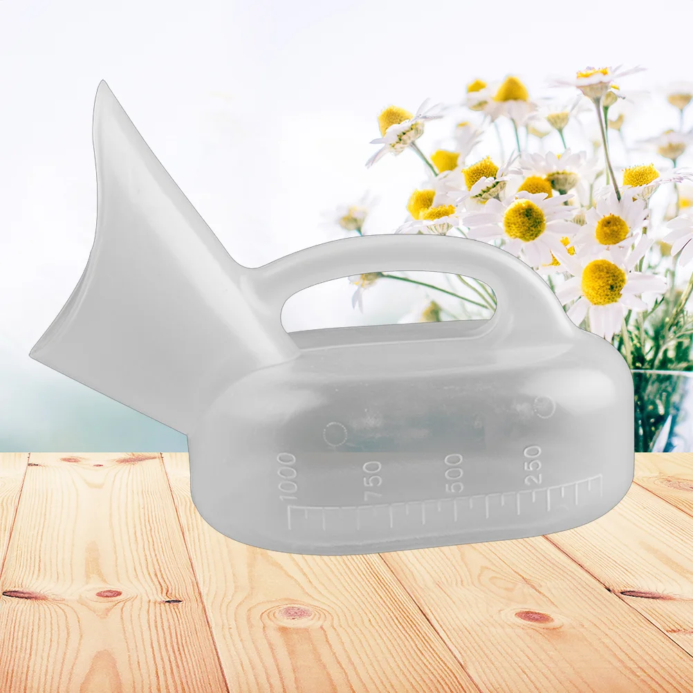 1000ml Unisex Potty Portable Pee Bottle Urinal for Hospital Home Travel Women's Potty Portable Urinal