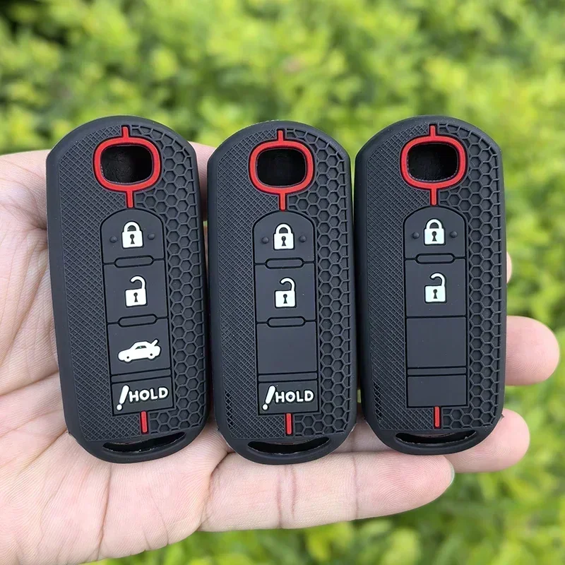 سيليكون حافظة مفاتيح السيارة لمازدا 2 3 5 6 BL BM GJ Atenza Axela Demio CX-3 CX3 CX-5 CX5 CX7 CX-9 CX8 المفاتيح