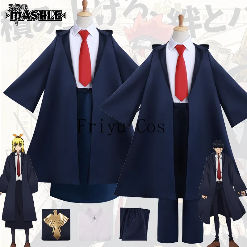 Mashle Magic and Muscles Mash Burnedead Lemon Irvine disfraz Cosplay mujeres hombres uniformes traje fiesta de Halloween traje de Navidad