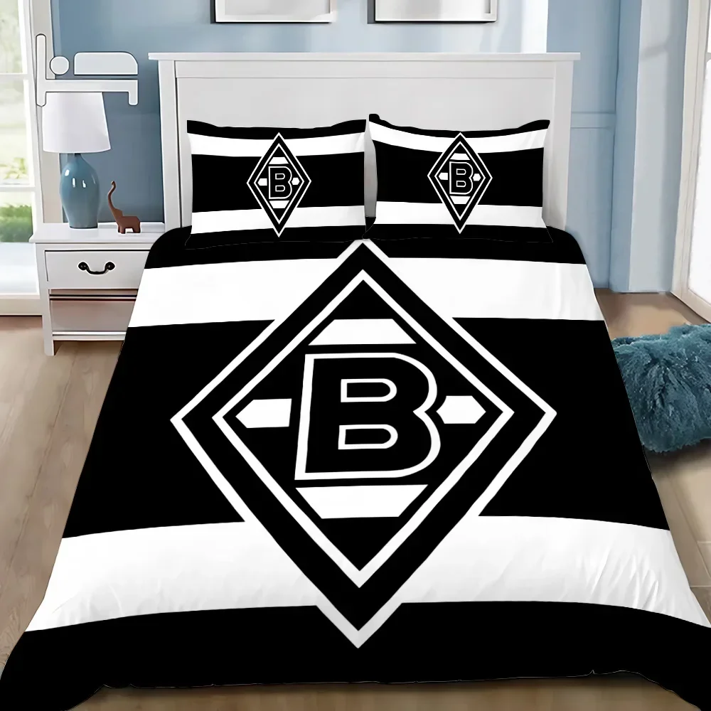 Duvet Cover Pillowcase Bedding Set BorussiaS M-MonchengladbachS Adult BoyGirl Bedroom Decoration Children Gift Single Large Size