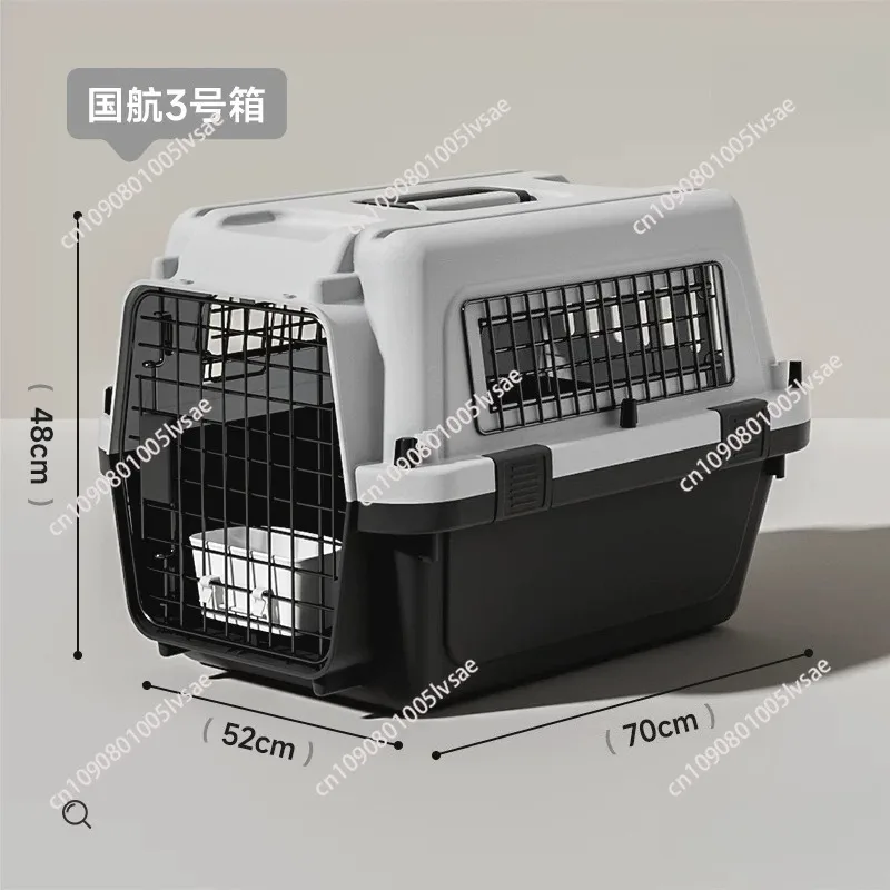 

Factory Price Manufacturer Plastic Large Pet Carrier for Cat Dog Travel Box Basket Cage Outdoor Transport Pet Air Crate