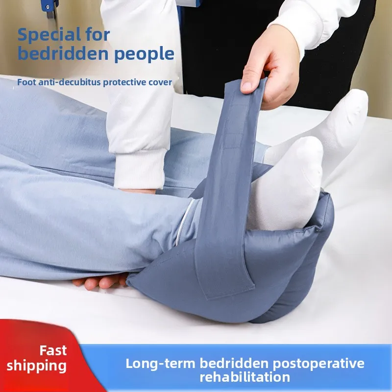Bedridden Elderly Foot Brace, Ankle Support with Heel Protector, Prevents Pressure Sores & Drop