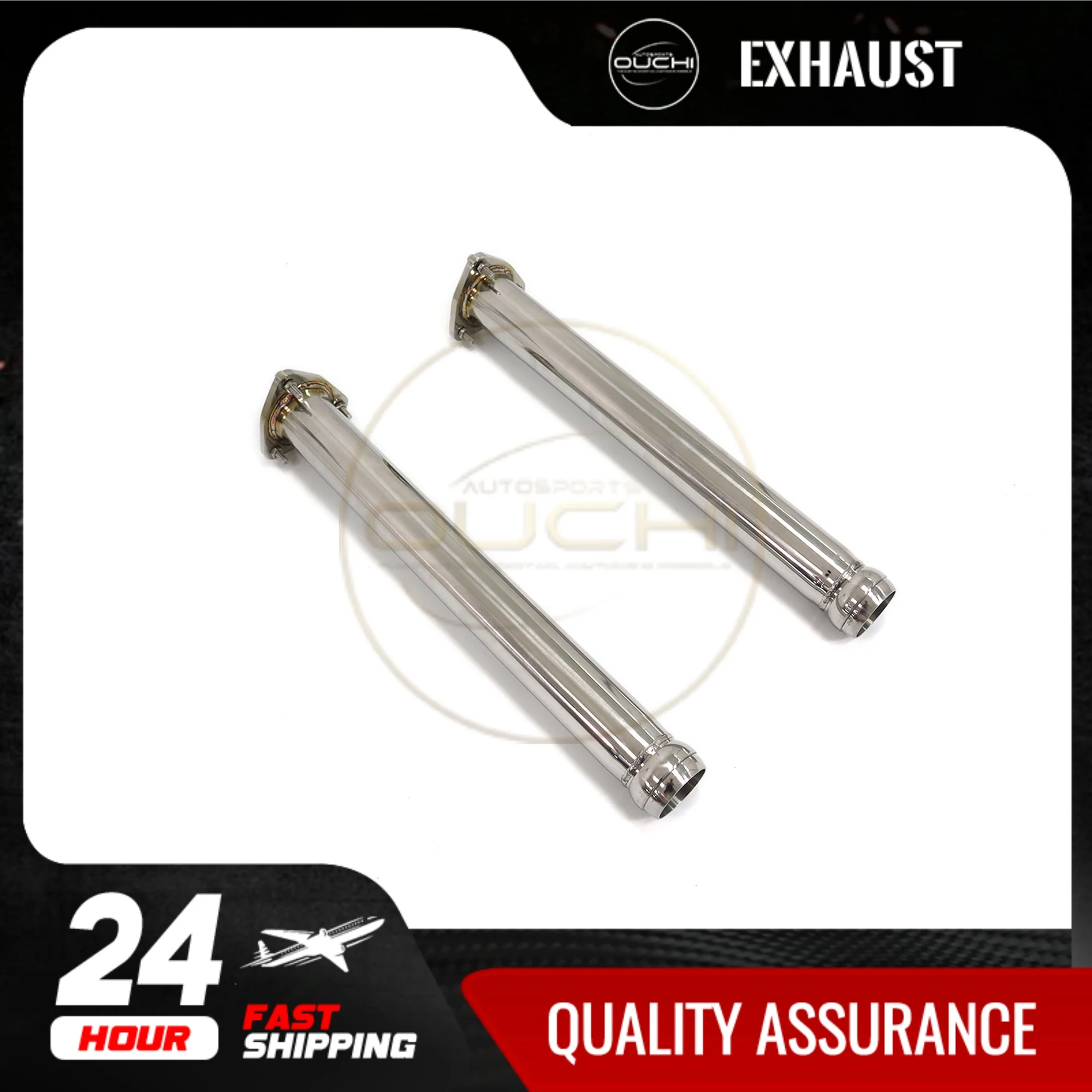 

High Performance Resonant Tube For Aston Martin Rapide V12 OUCHI Stainless Steel Easy Install Customization