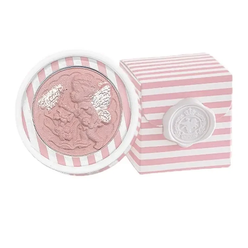 Colorrose blush maquiagem anjo alívio blush paleta fosco pó mineral contorno & destaque rosto para um acabamento brilhante ou fosco