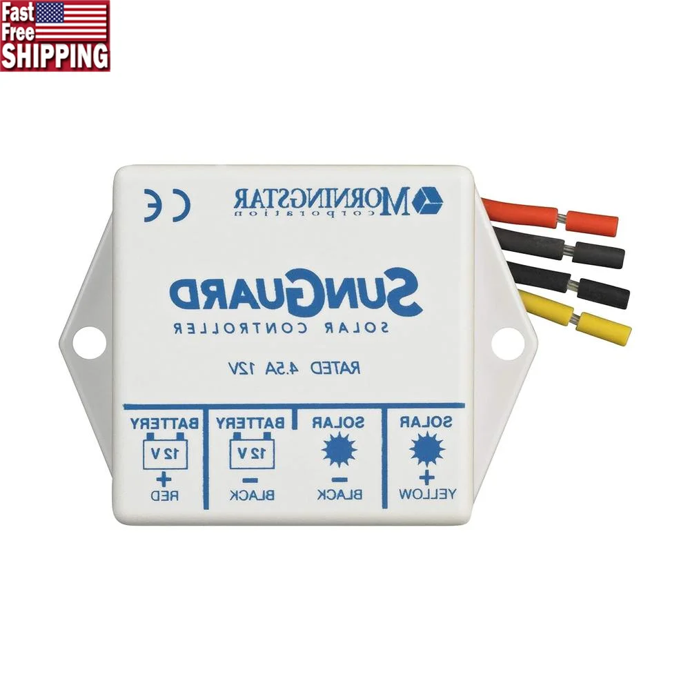 

ШИМ-контроллер заряда солнечной батареи 4,5 А, 12 В, интеллектуальный регулятор, уличный водонепроницаемый, прочный, простая установка, продвинутый