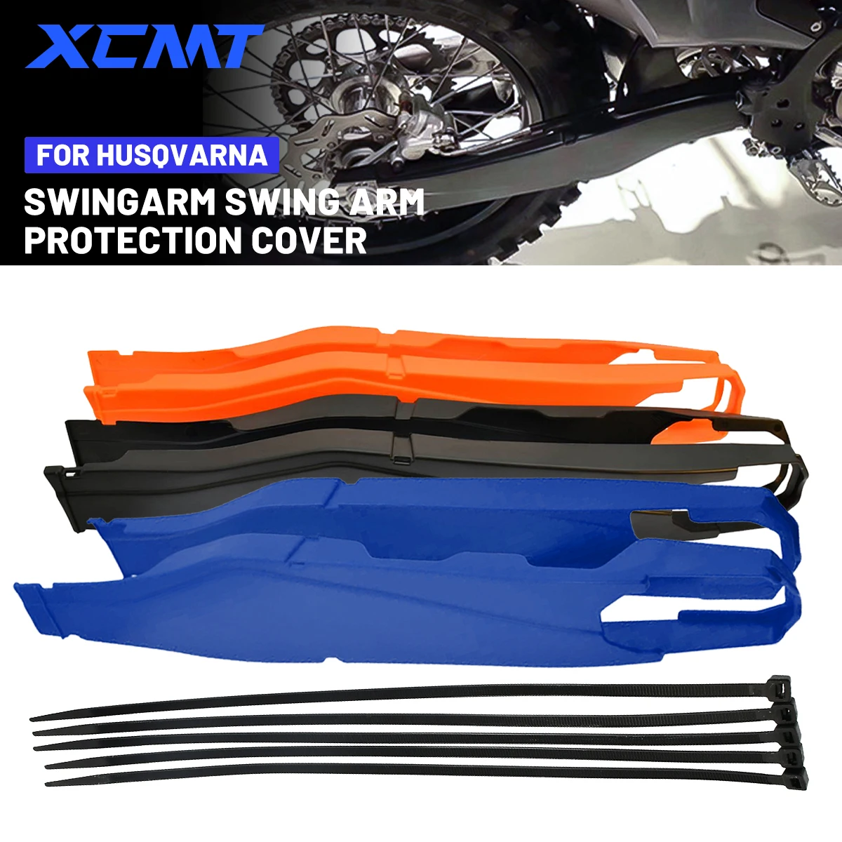 Motorcycle Swingarm Swing Arm Protector Guard Cover For Husqvarna TC/TX/FC/FX/TE 125-501 KTM SX SXF XC XCF XCF-W EXC-F 2014-2023