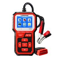 KONNWEI KW681 Car Battery Tester OBD2 Scanner Tools 2 in 1 6-12V OBD2 Car Fault Diagnosis Tool Support 9 Languages