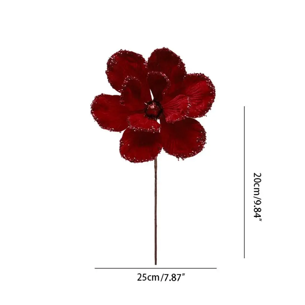 Practical Hanging Artificial Christmas Flower Unique DIY Simulation Handmade Flowers Fashion Xmas Decorative Flowers Wedding