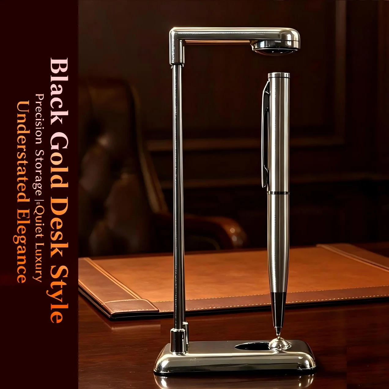 Magnetic Levitation Stainless Steel Pen, Metal Levitation Stand, Pen Length 90mm, Mini Creative Stationery, Novelty Pen for Stud