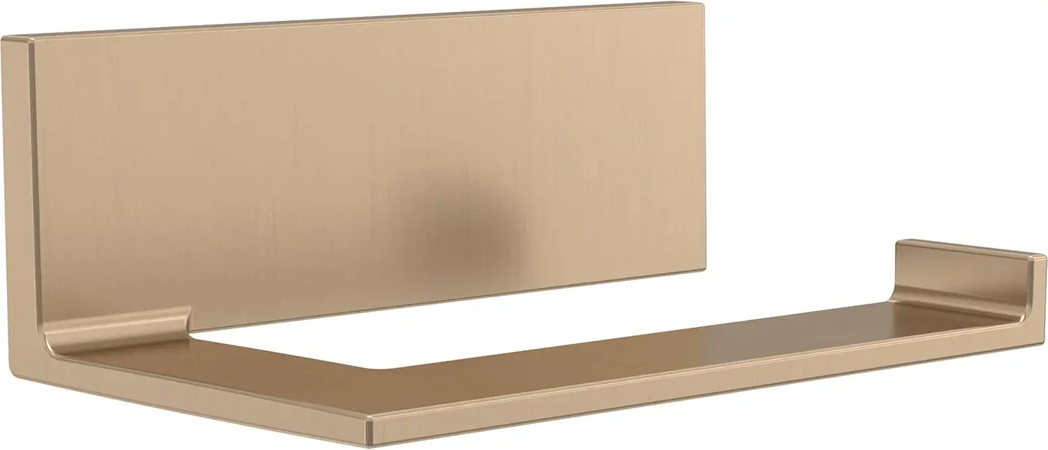 

Держатель для туалетной бумаги цвета шампанского бронзы для организации пространства в ванной, настенный, с одной стойкой и антикоррозийным покрытием