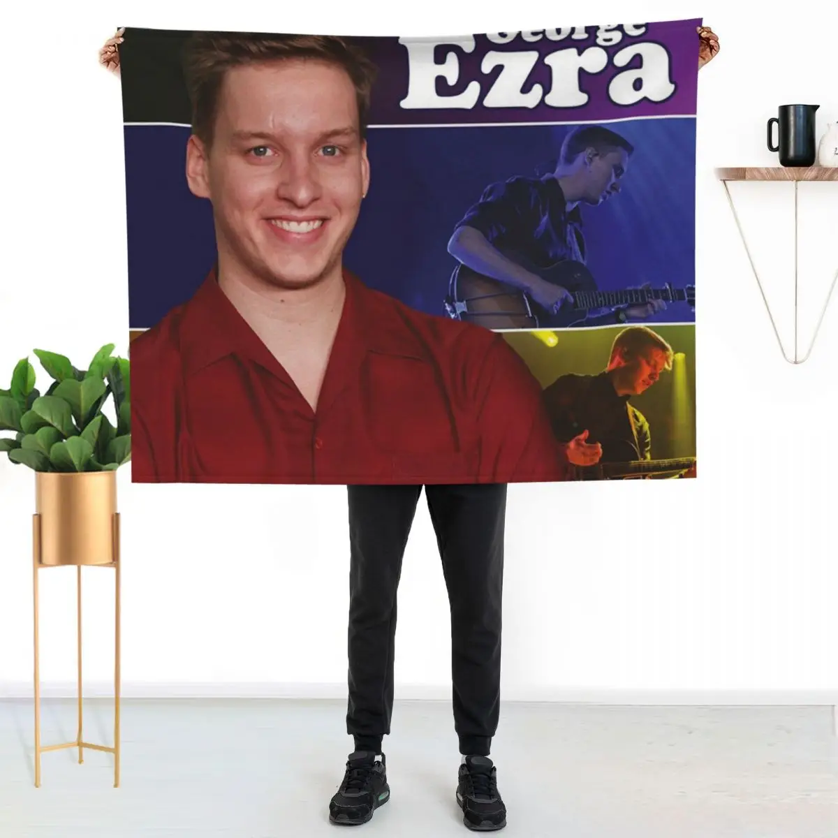 

george tour 2021 ezra concert kokbisa Throw Blanket Breathable Lightweight Blanket for Adults Kids