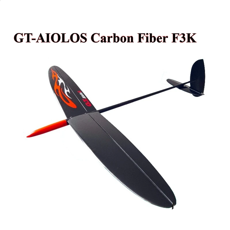 GT-AIOLOS Carbon Fiber F3K Hand Launch Glider DLG Glider Lightweight Durable High Performance RC Model Soaring Flight Component
