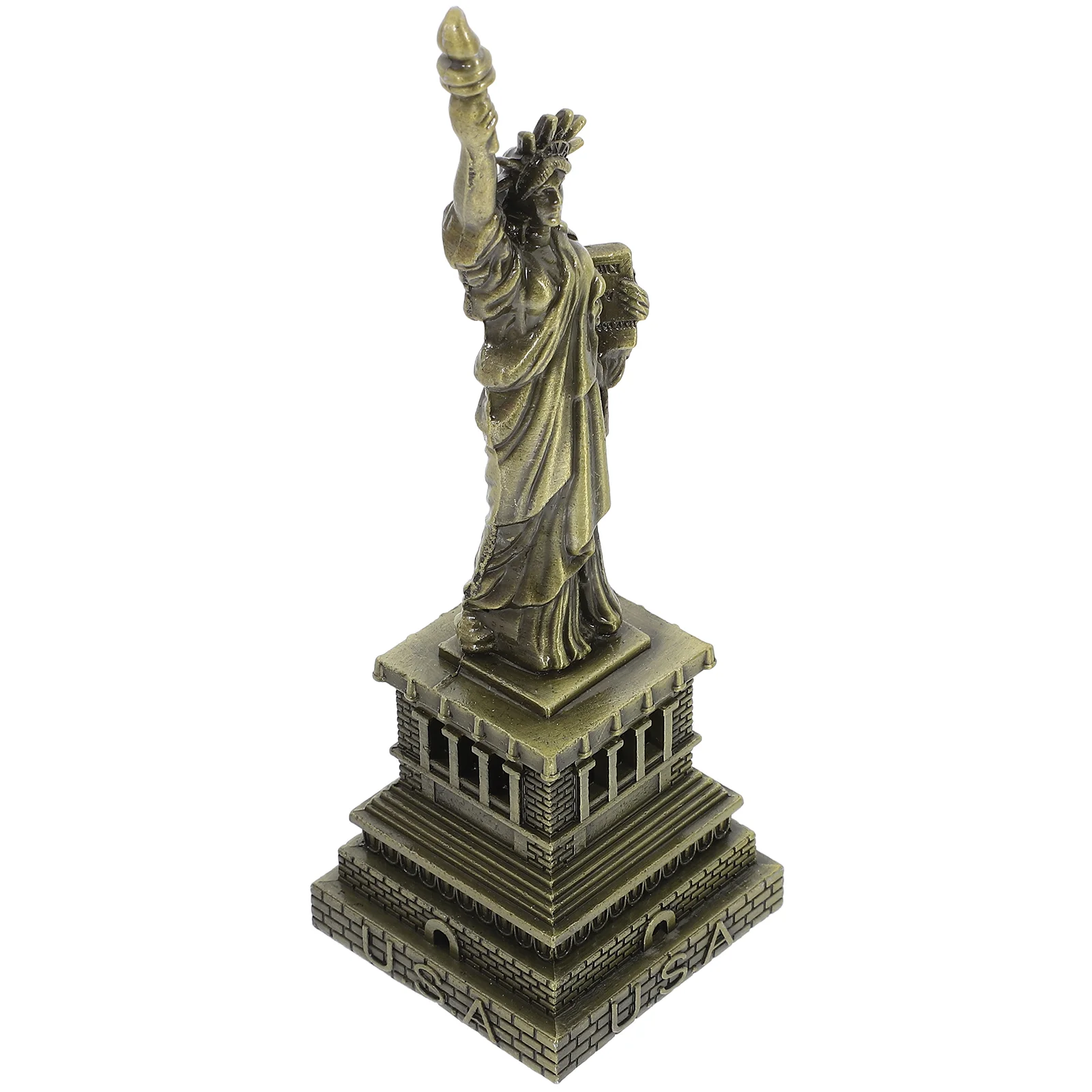 

American Statue of Liberty Decor Decoration Metal Ornament Souvenirs USA Retro Desktop