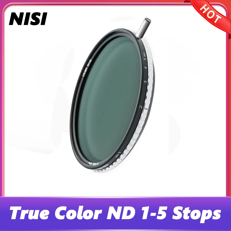 

Nisi True Color ND-VARIO Pro Nano 1-5 Stop Регулируемый ND-фильтр 40,5 43 46 49 52 58 67 72 77 82 86 95 105 мм Фильтры для объектива камеры