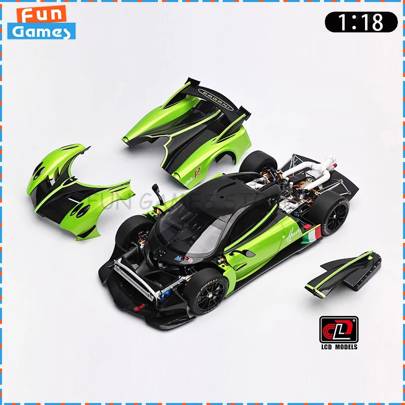 

Новая модель автомобиля с ЖК-дисплеем 1/18 Pagani Huyara R, модель автомобиля из сплава, имитационная модель, литая под давлением модель, сбор орнамента, игрушка на заказ, подарок на день рождения