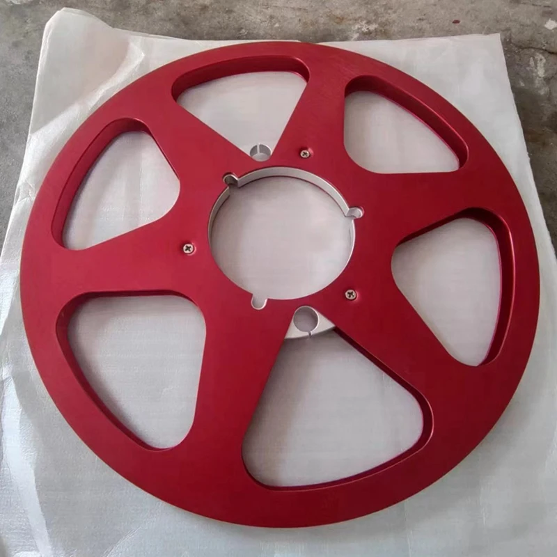 10Inch Metal Tape Reel Open Reel Empty Tape Reel 6 Hole Open Reel Audio Aluminum Takeup Reel