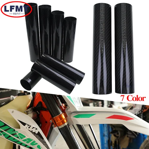 Imagen 1 del producto Protector de choque de horquilla delantera ajustable de fibra de carbono de 160MM-260MM para KTM EXC EXCF SX SXF XCW XCF 125 250 300 350 450 500 530