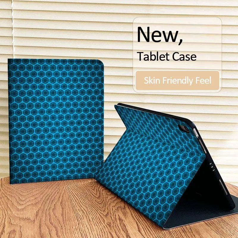 نمط بسيط من ألياف الكربون لجهاز iPad Pro Air Mini 2 3 4 5 6 7th 8th 9th 10th 11th 10.2 9.7 10.5 10.9 11 13 بوصة حافظة كمبيوتر لوحي