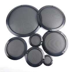 2/3/4/5/6.5/8Inch Luidsprekernet Cover Hoogwaardige Auto Home Mesh Behuizing Luidsprekers Plastic Frame Metalen Ijzerdraad Roosters