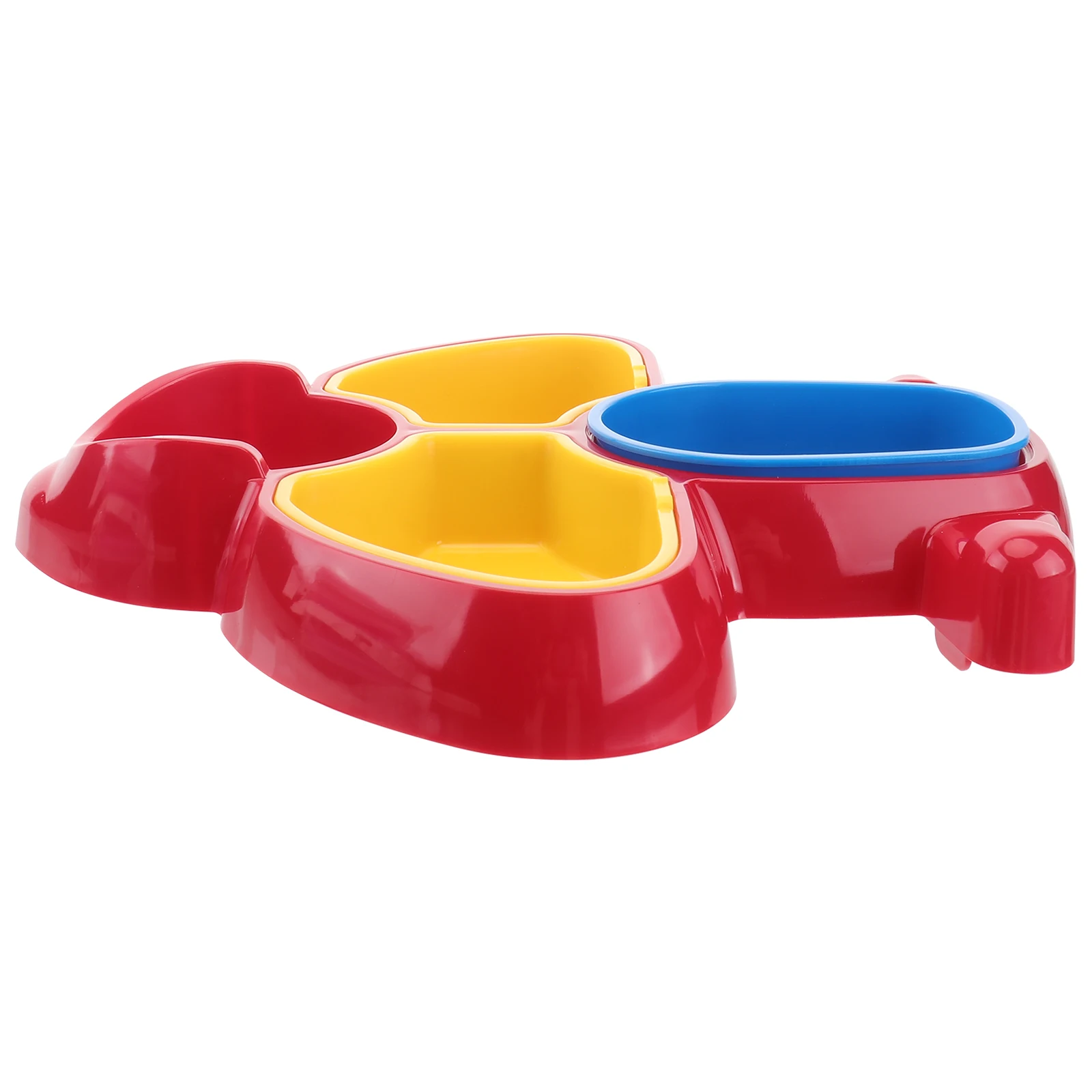 

Airplane Shaped Kids Plate Durable ABS Divided Design Non Slip Heat Resistant Reusable Baby Feeding Plates Toddler Fun Food Bowl