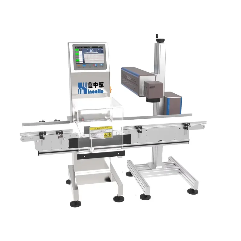 Hot Sound Alarm Digital Roller Checkweigher LCD Display Epoxy Painted Customizable Conveyor Belt OEM/ODM