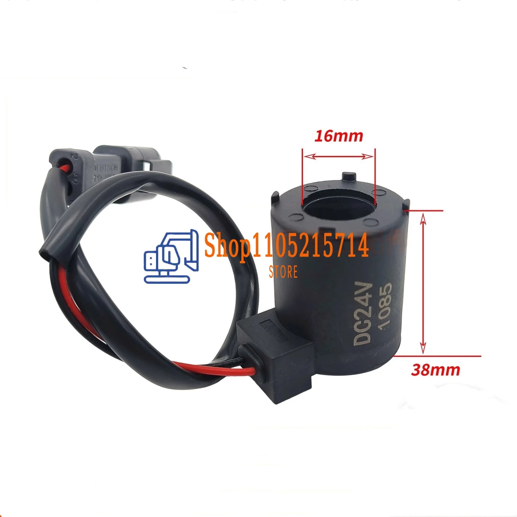 

Катушка электромагнитного клапана поворотного предохранительного замка высокого качества для экскаватора Yanmar YM10, 12, 27, 30, 33, 38