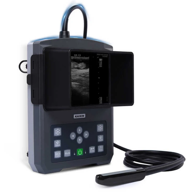 New Wifi Transfer 7inch LED Screen Animal Full Digital Ultrasonic Diagnostic Instruments Veterinary Ultrasound Scanner