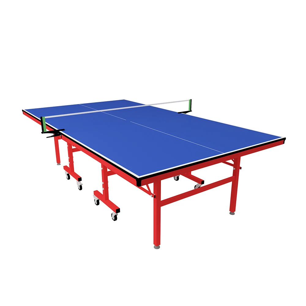 Upgrade Foldable Table Tennis Table with 5mm MDF Top Steel Frame Eco-Friendly for Outdoor Use and Human Players