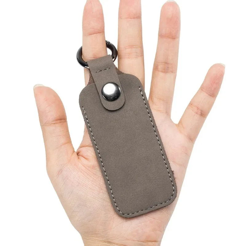 

Leather USB Storage Protective Cover Keyring USB Flash Drive Cover Anti-loss Car Keychain Case for USB Shield Access Card Sleeve