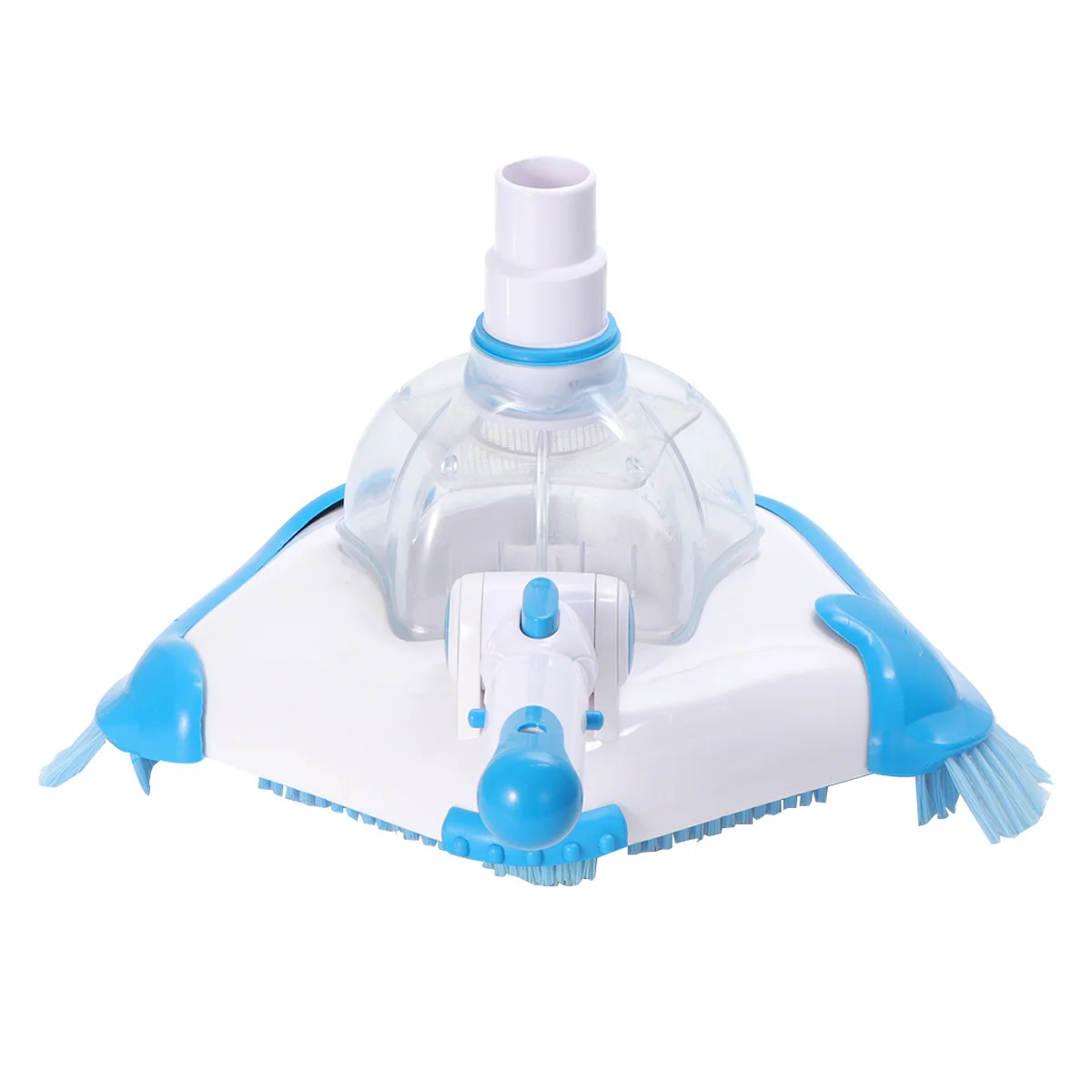 

1Pcs Pentagonal Pool Suction Head Cleaning Tool Heavy Duty Swimming Pool Vacuum Brush Removes Dirt Moss Walls Bottom