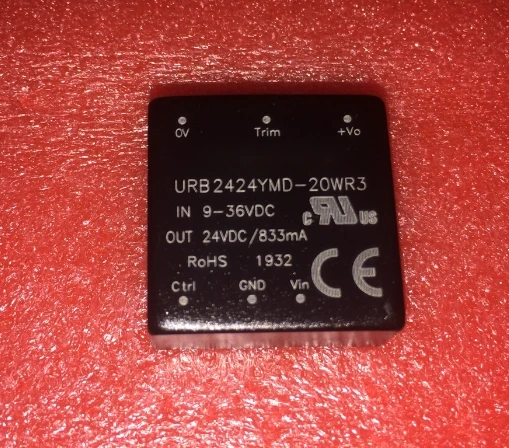 URB2424YMD-20WR3 Jinshengyang DC-DC power module 9-36V to 24V833mA 20W