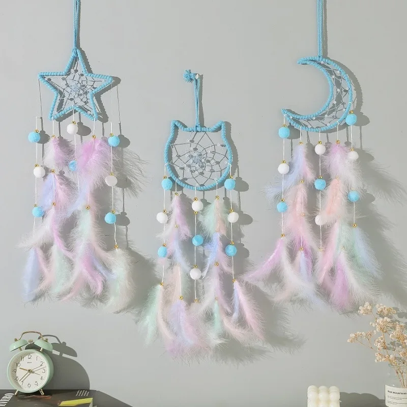 Hanging Drop Feathers Dream Catcher Hangings Fresh Ornaments Car Gifts Vintage Home Decorations