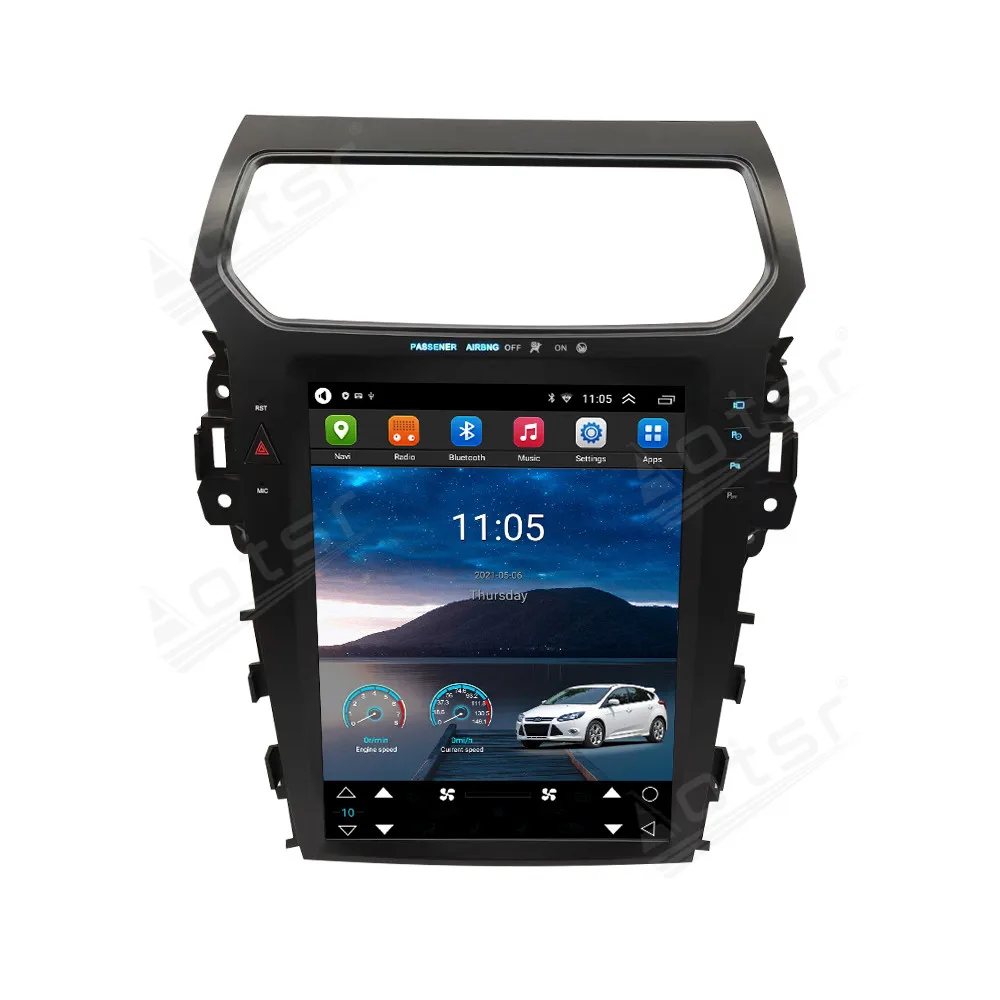 Carplay Android12 12.1 inch For Ford explorer 2014-2019 Touch Screen Car Radio Stereo Head Unit Car Multimedia Player 8core