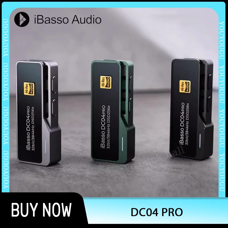 iBasso DC04 Pro Portable Decoder Hi-Res Audio Lossless HIFI Headphone Amplifier Custom Decoder PCM384 DSD256 Dual CS43131 DAC