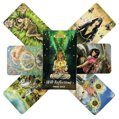Wild Reflections Tarot Deck Cards English Visions Divination Edition Borad Playing Games