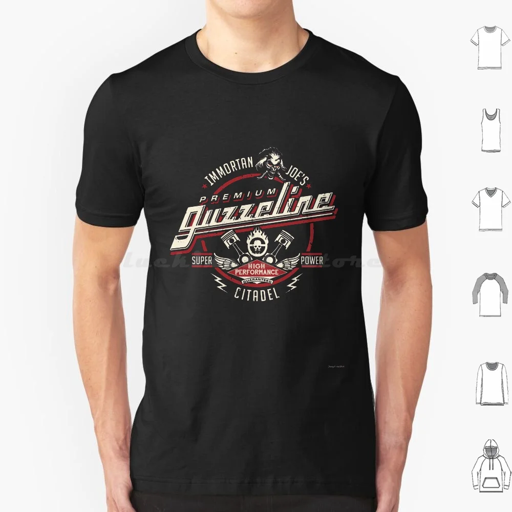 Joe's Premium Guzzeline T Shirt Big Size 100% Cotton What A Lovely Day Mad Max Road Fury Road Warboys Hot Rod Muscle Car Car