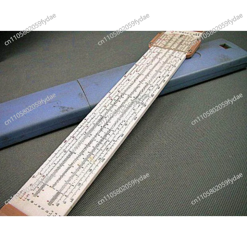 1960s-70s Logarithmic Slide Rule: Nostalgic Old Object, Folklore Ornament & Classic Calculator