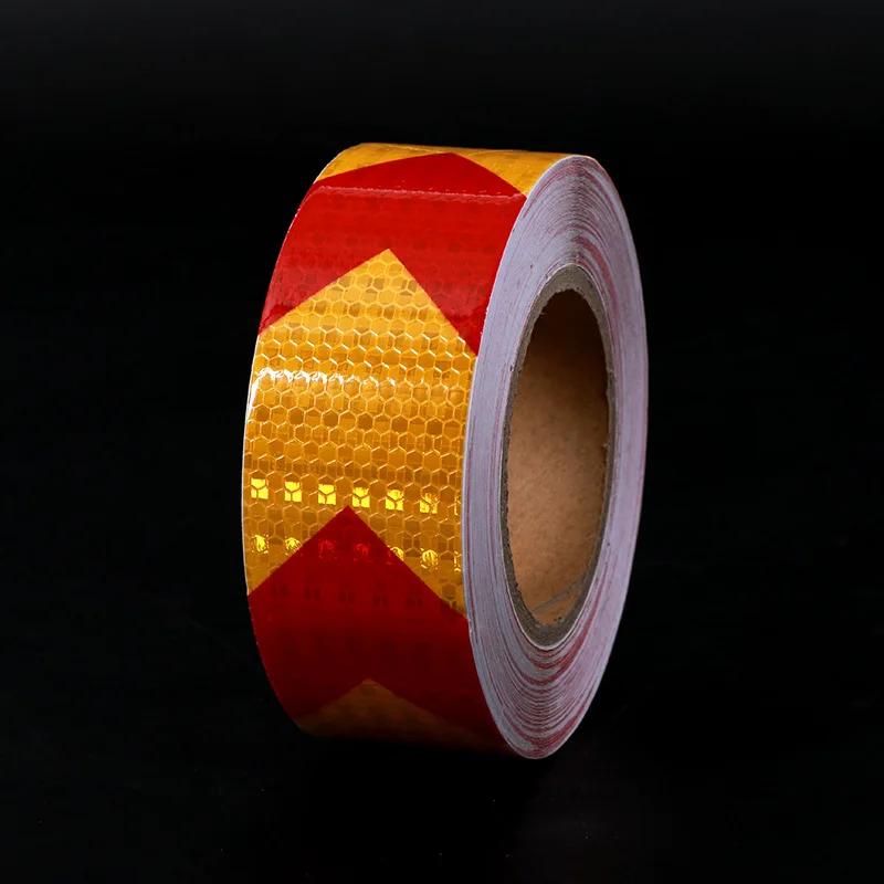 Arrow Lattice Reflective Tape Decoration Strips Safety Mark Warning Reflectante Stickers For Truck