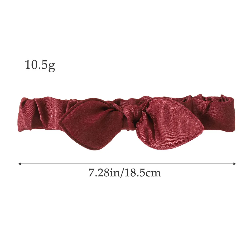 لون عشوائي 8 قطعة الجلد المدبوغ لينة الصلبة طباعة Headbands خمر بوهو الصليب عقدة مطاطا العصابات الشعر عصابات الفتيات العصابات الشعر