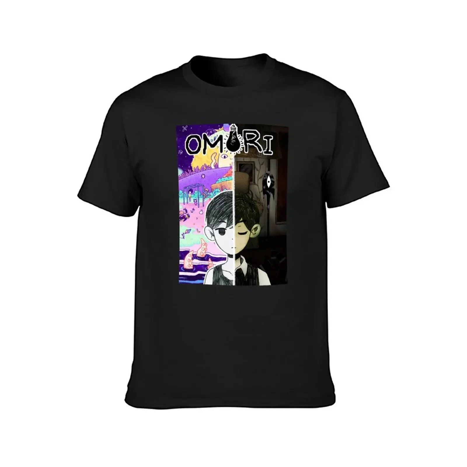 Omori T-Shirt cotton graphic tees plus sizes plus size tops mens t shirts pack